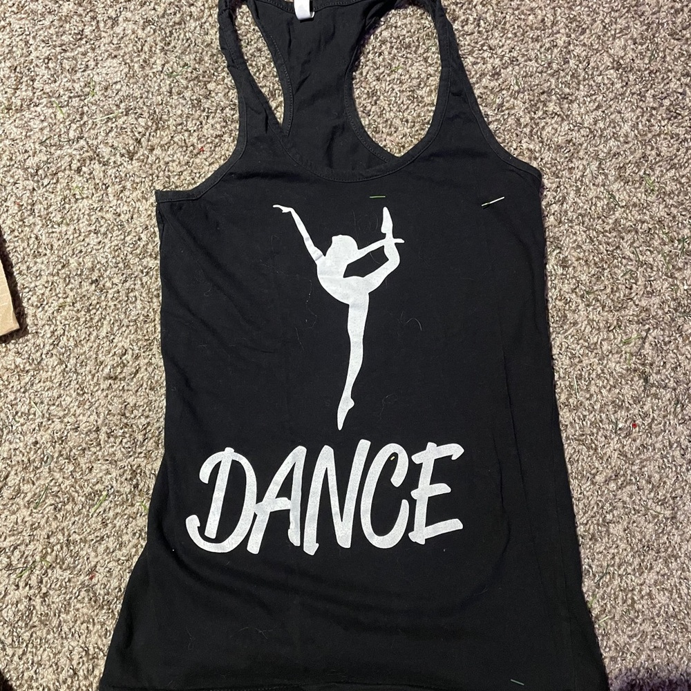 Fitted Black Dancer Tanktop